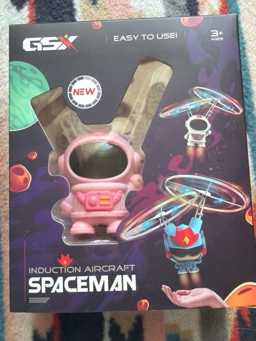 Flying Toy Robot Pink